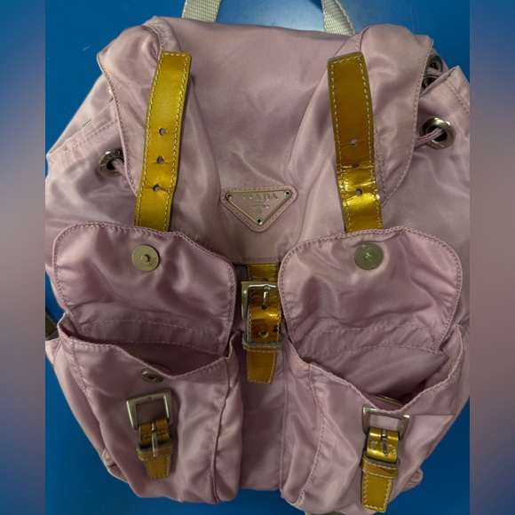 Prada Vintage Lavender Back Pack. Excellent Condition. 100% Authentic. - Picture 6 of 15
